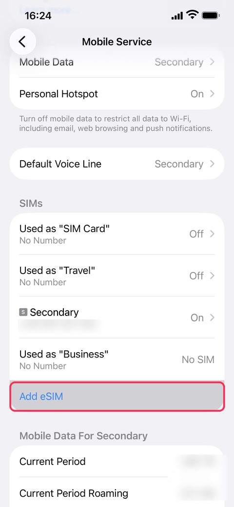 iPhone: step 2