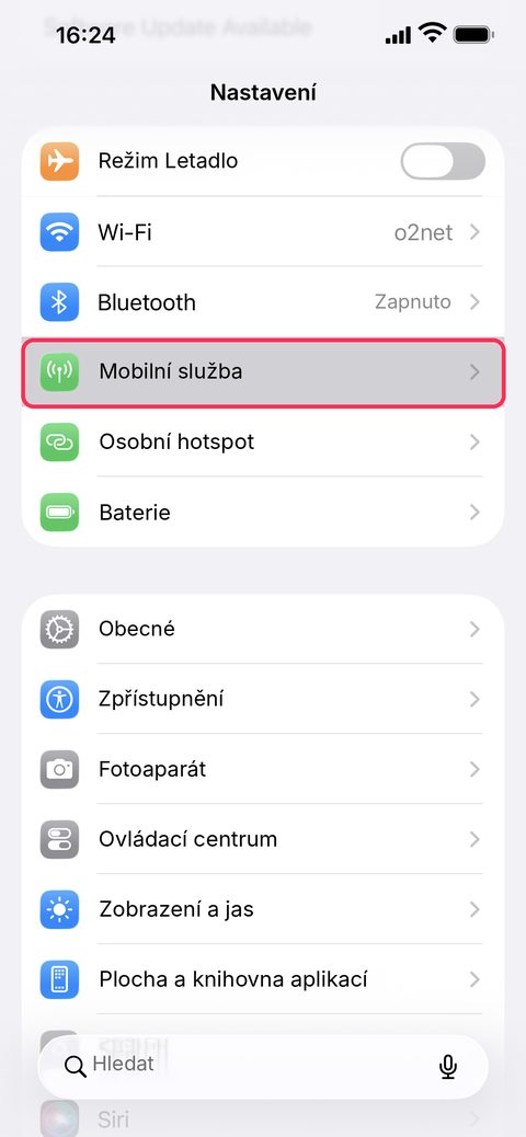 iPhone: krok 1