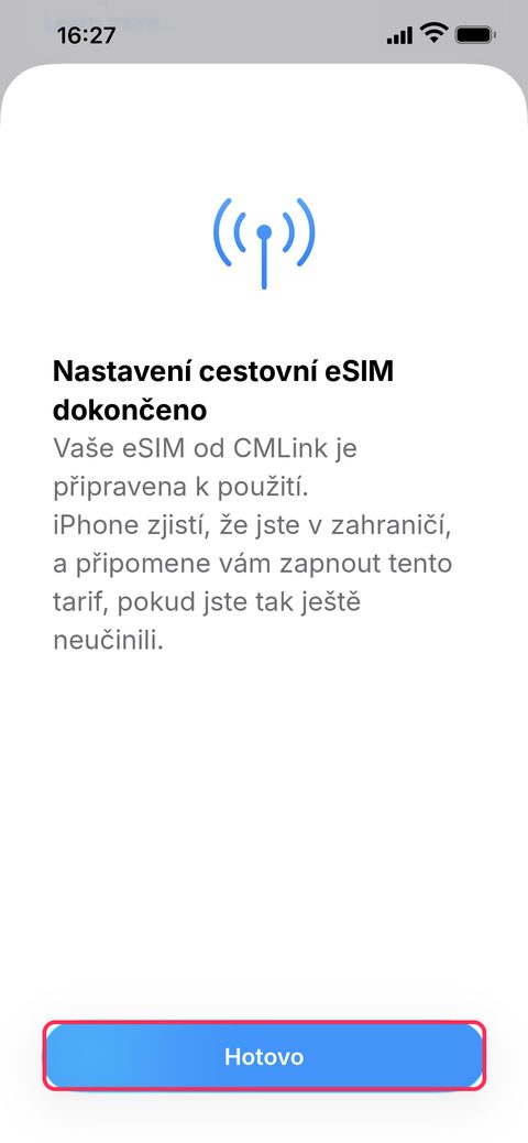 iPhone: krok 8