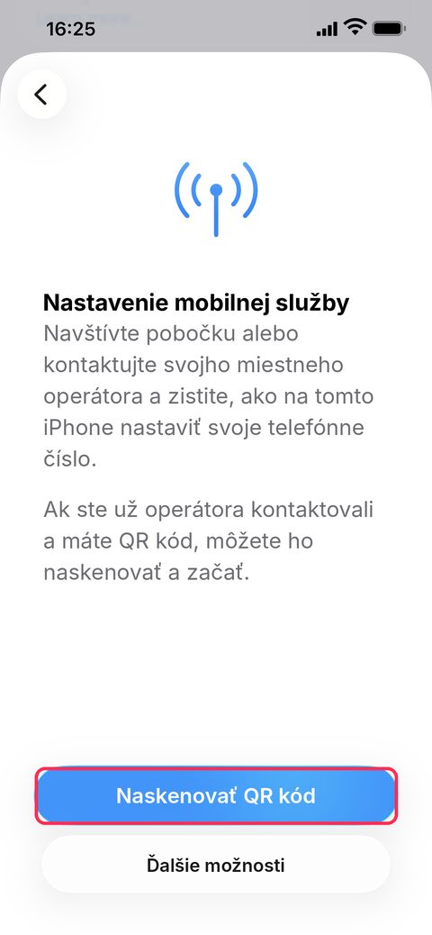 iPhone: krok 3