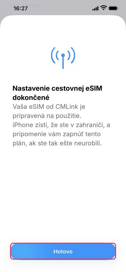 iPhone: krok 8